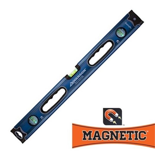 Swanson Swanson BLL48M Magnetic Lighted Box Beam Level; 48 in. BLL48M